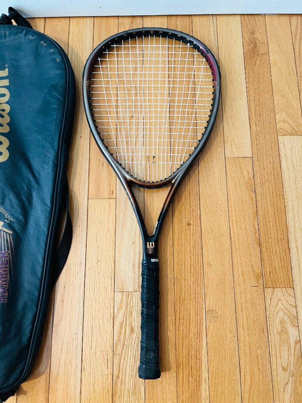 Wilson Sledge Hammer indeX 2.8 Stretch 116Tennis Racquet Racket 4 5/8  with bag - Picture 4 of 16